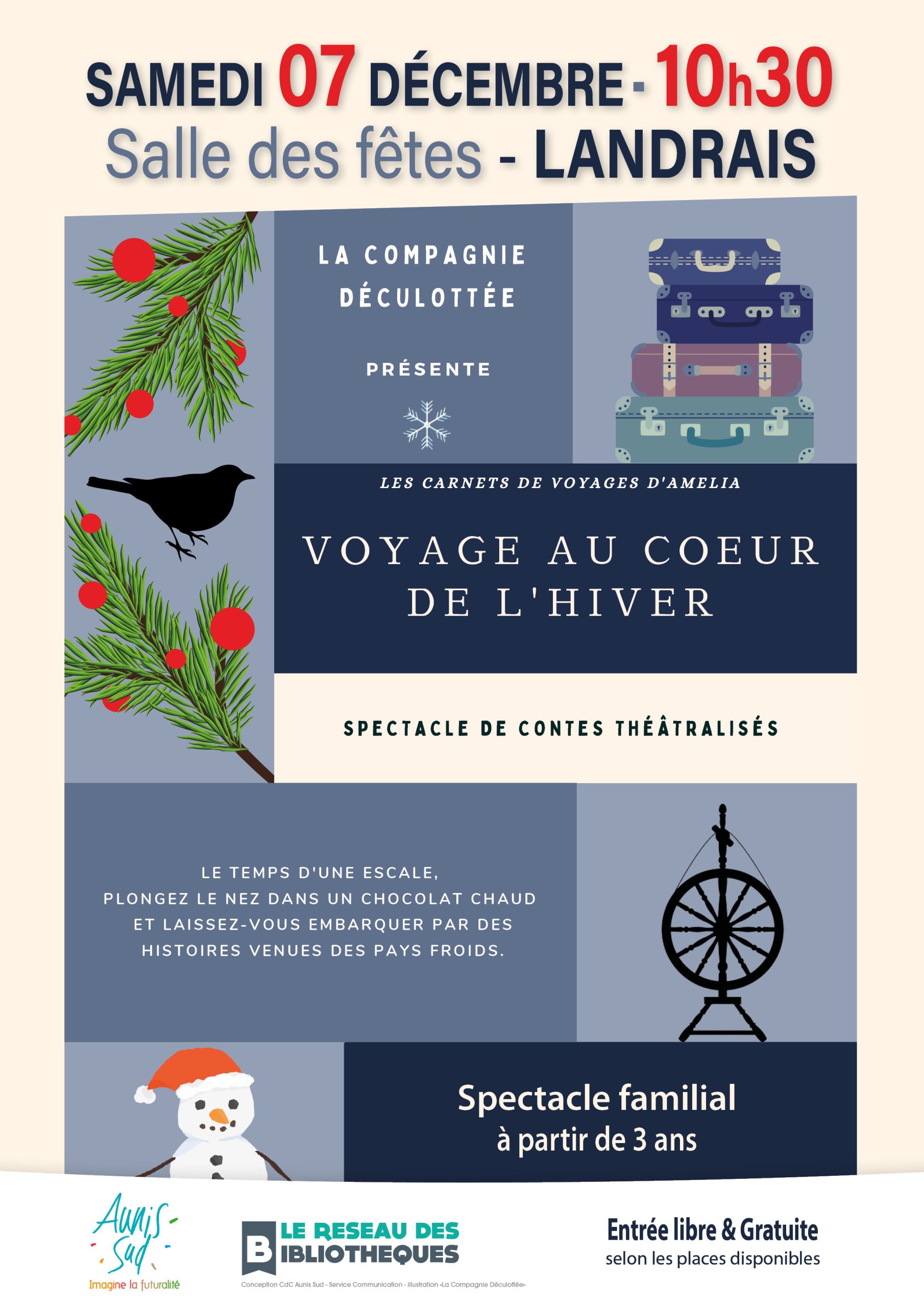 Affiche du spectable Voyage au coeur de l'hiver