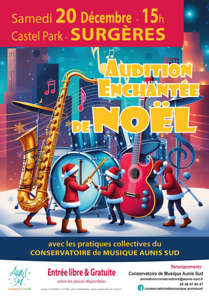 Affiche de l'événement : Audition enchantée de Noël