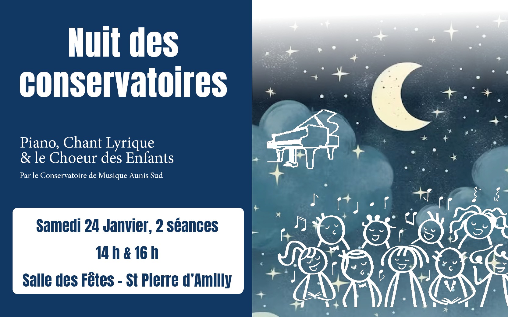 Visuel d'illustration de la nuit des conservatoires du 31 janvier 2026