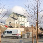Gare de Surgères, végétalisation du PEM