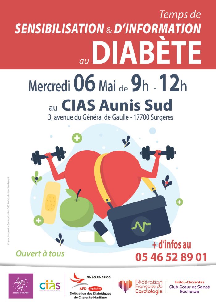 Temps de sensibilisation et d'information au diabète - 6 mai 2026