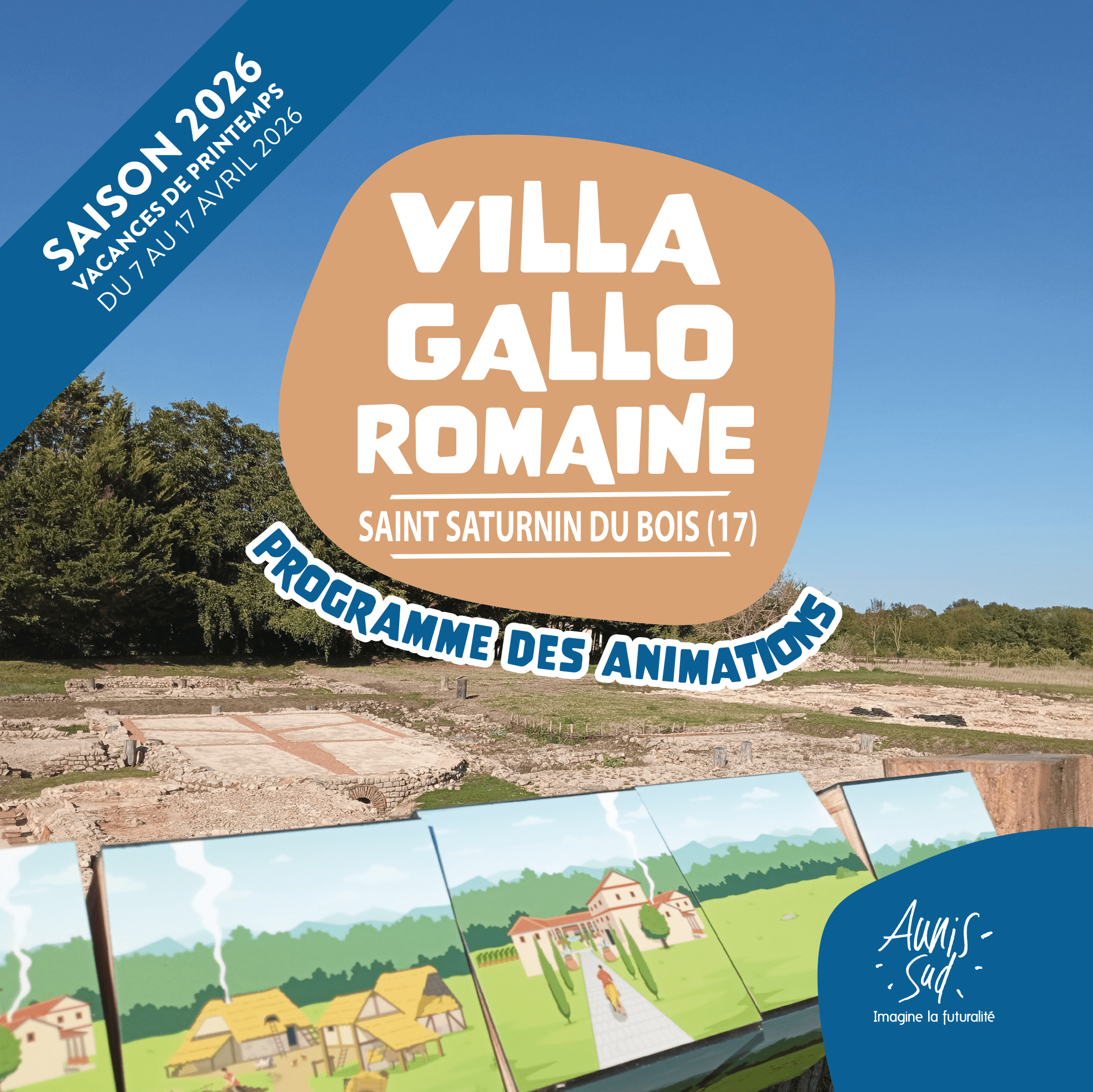 Ouverture de la Villa Gallo Romaine pour les vacances de printemps 2026
