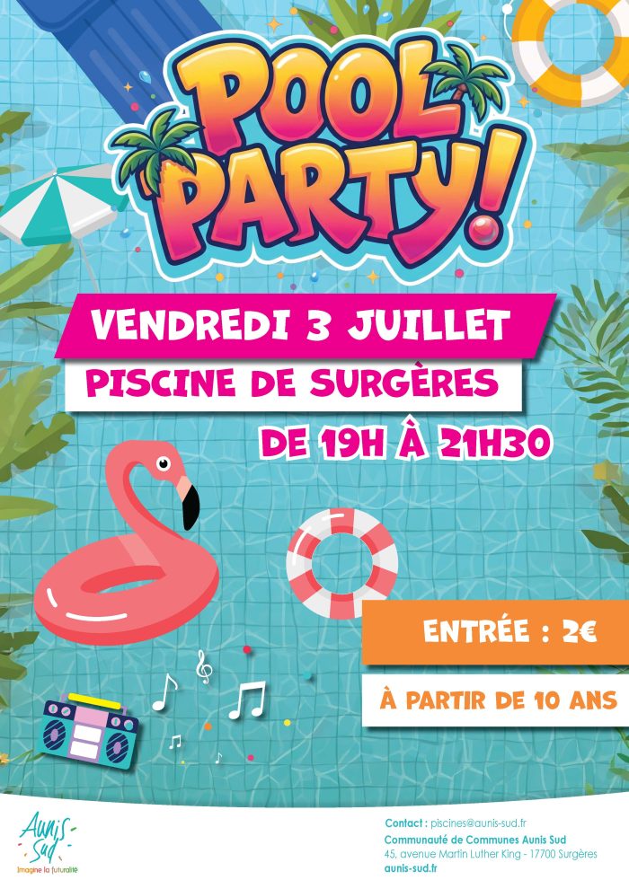Pool Party - Surgères - 3 juillet 2026