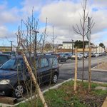 Parking végétalisé PEM Surgères, janvier 2026